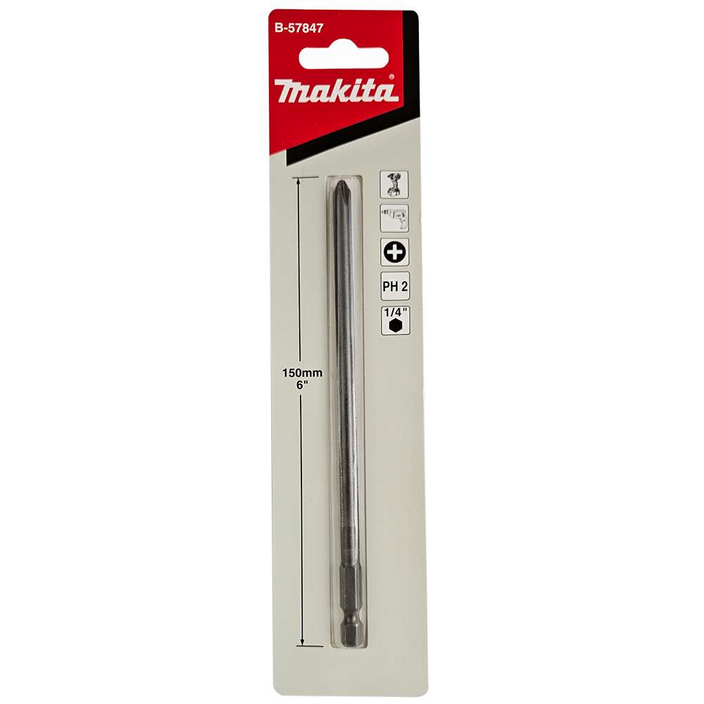 B-57847 Screw Bit Blister Set E-Form (MZ) PH2x150mm