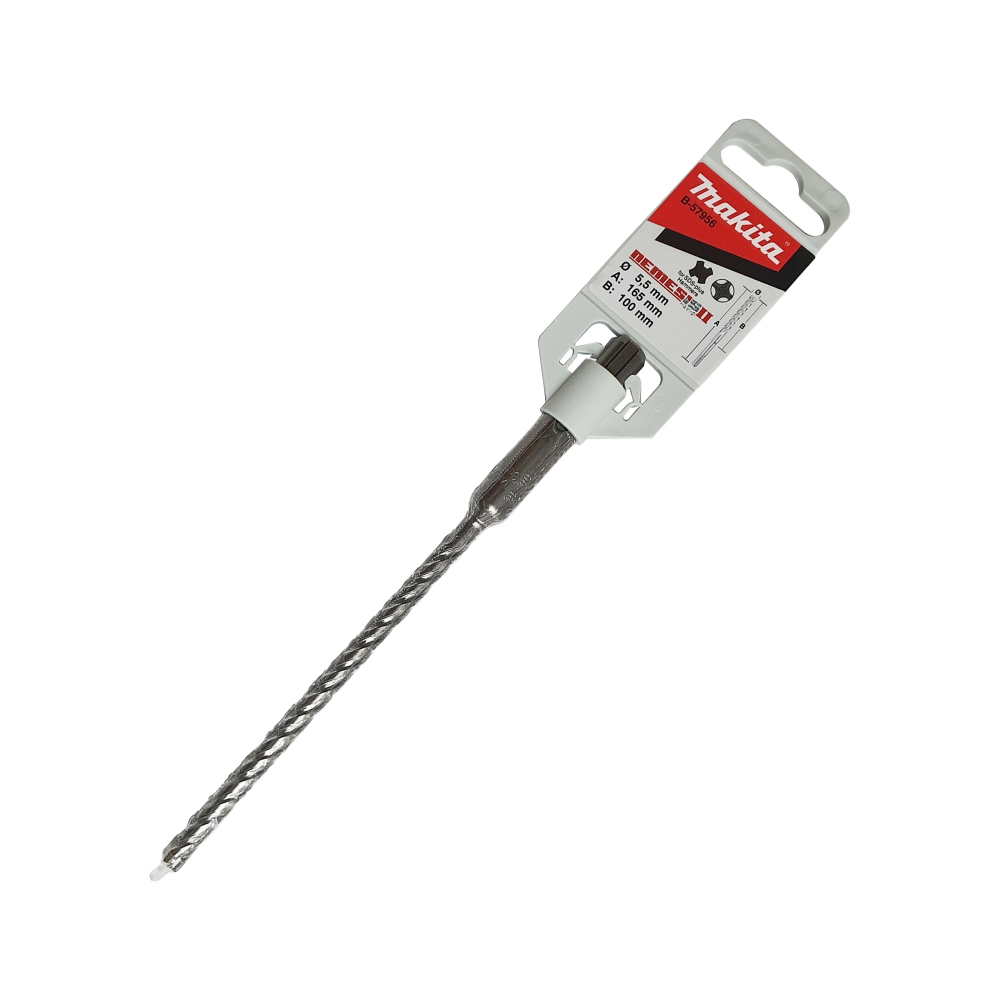 B-57956 ดอกสว่าน SDS NemesisII 5.5 x 165 mm