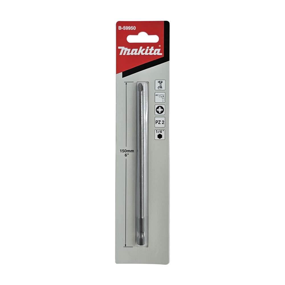 B-59950 Screw Bit Blister Set E-Form (MZ) PZ2x150mm