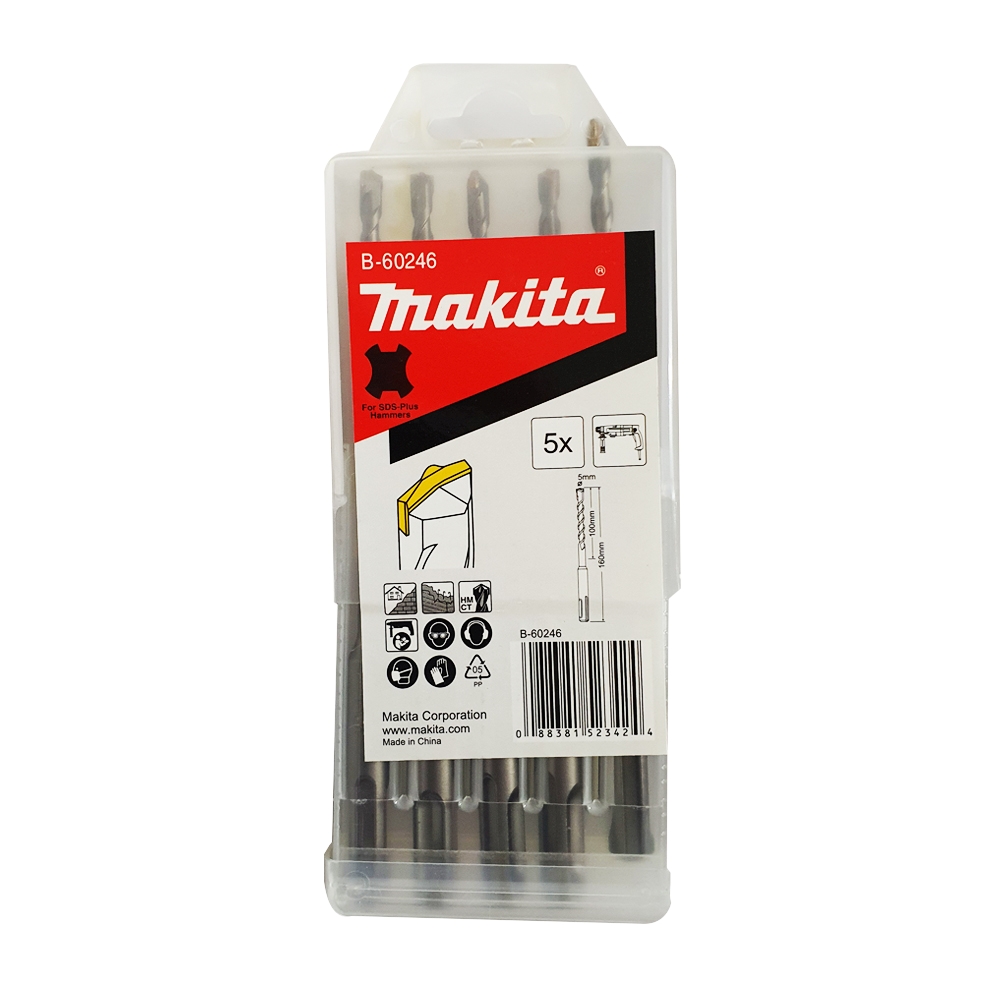 B-60246 ดอกสว่าน SDS Centering Tip 5x160 mm (5 ดอกชุด)
