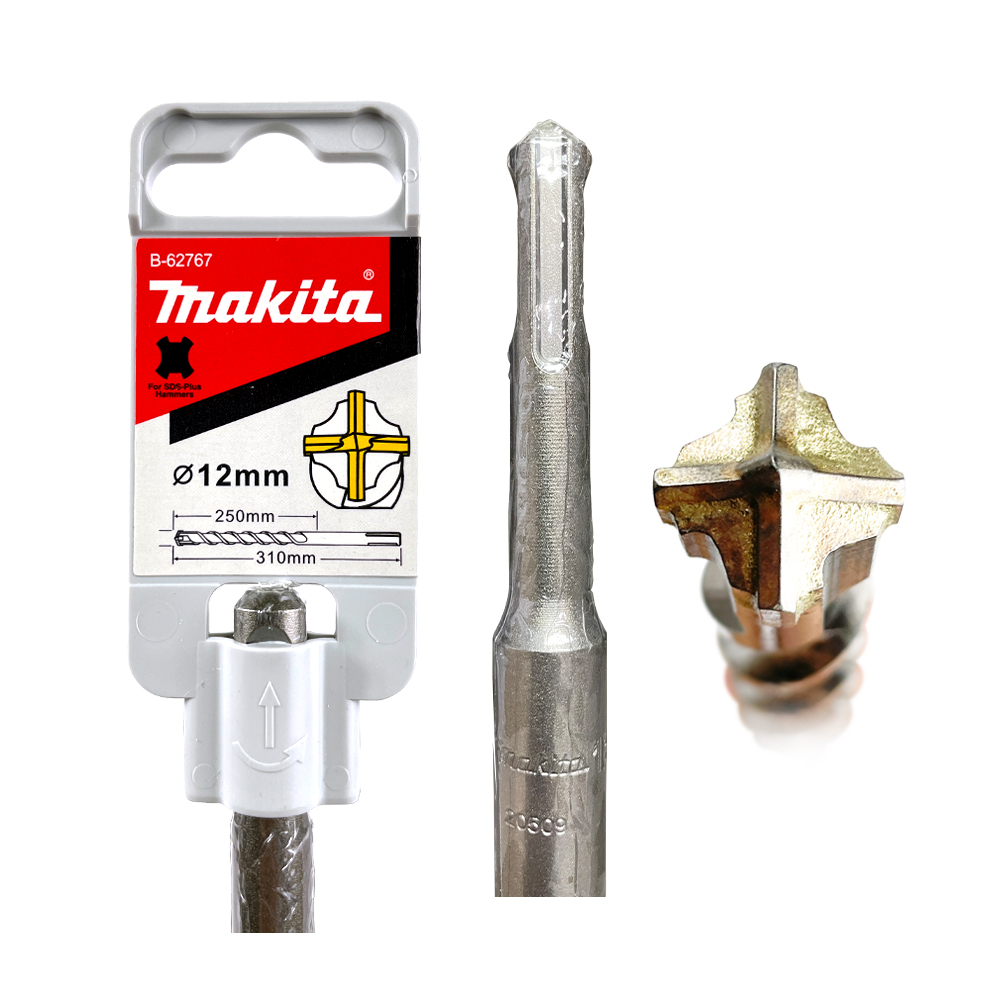 B-62767 ดอกสว่าน SDS 4-Cutter 12 x 310 mm