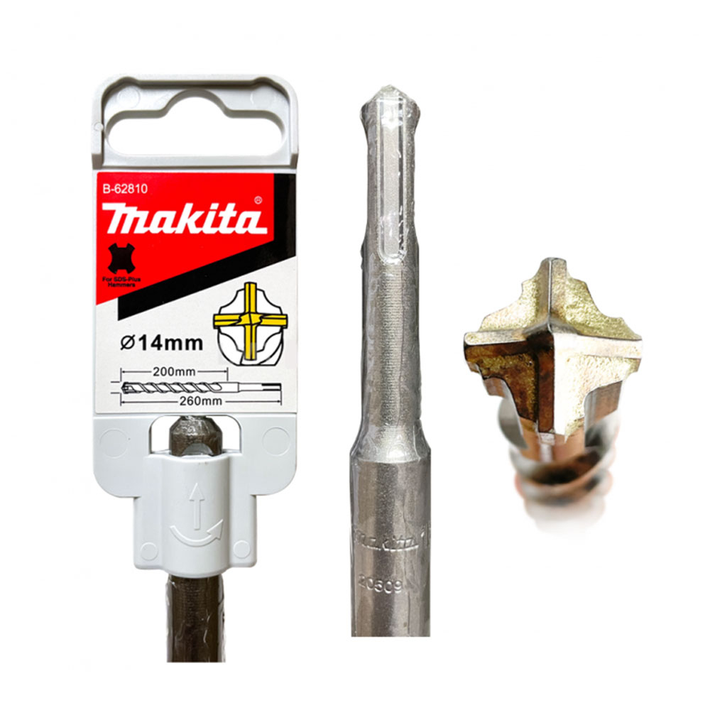 B-62810 ดอกสว่าน SDS 4-Cutter 14 x 260 mm