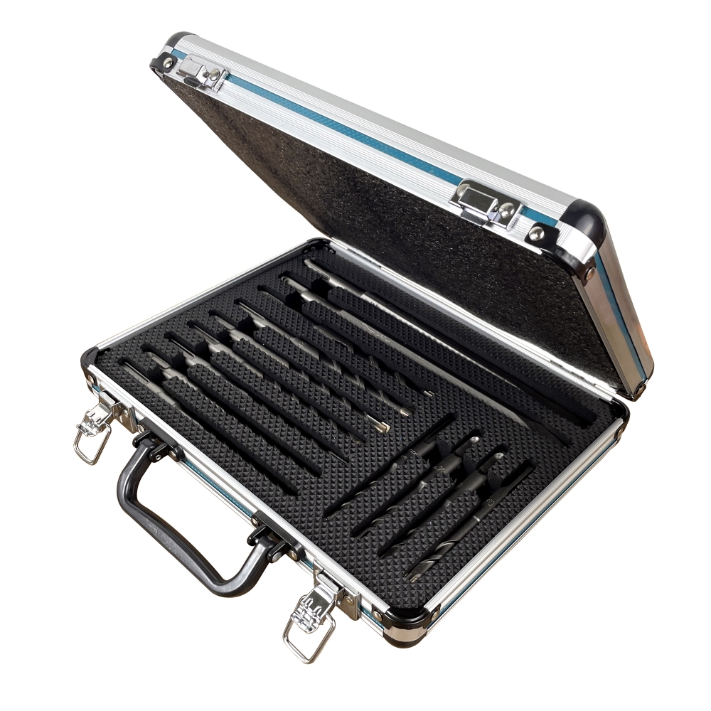 B-64674 ชุดดอกสว่าน SDS 4 Cutter 13 ดอกกล่องอลูมิเนียม