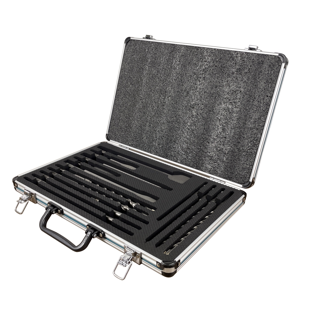 B-64680 ชุดดอกสว่าน SDS 4 Cutter 17 ดอกกล่องอลูมิเนียม
