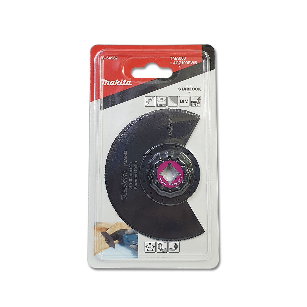 B-64967 Serrated Seg Blade 100 TMA063 (STARLOCK)