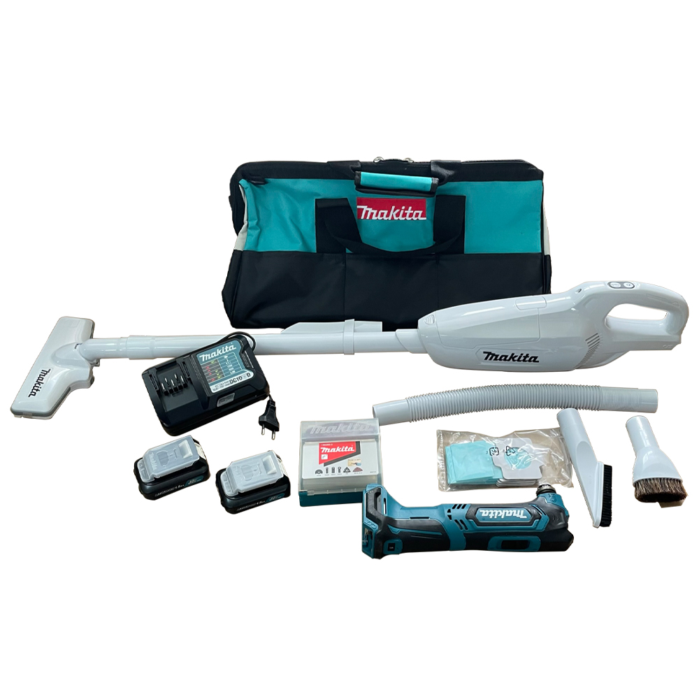 CLX216WX1 ชุดเครื่องมือไร้สาย Combo Kit (เครื่องมือเอนกประสงค์ TM030DZ+ดูดฝุ่น CL107FDZ) (CXT Li-ion-12Vmax)