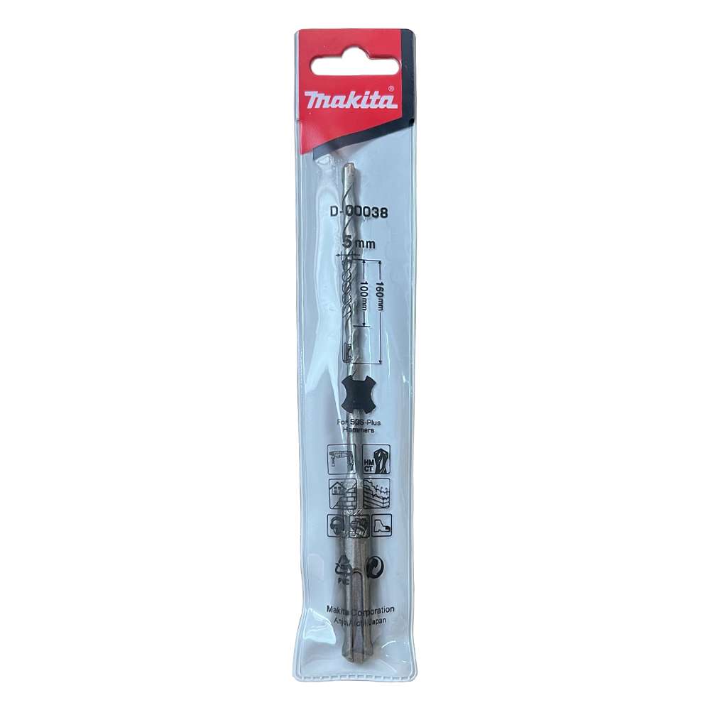 D-00038 ดอกสว่าน SDS 2Plus 5x160 mm