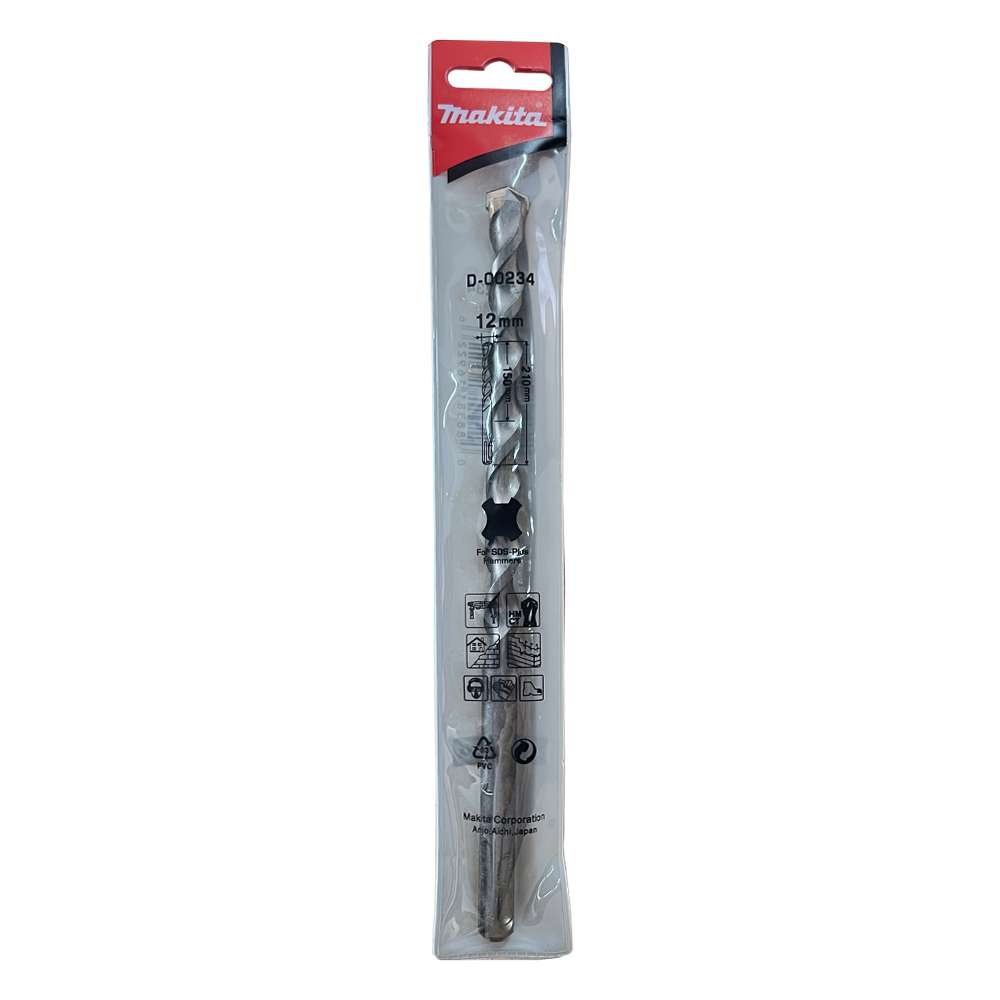 D-00234 ดอกสว่าน SDS 2Plus 12x210 mm