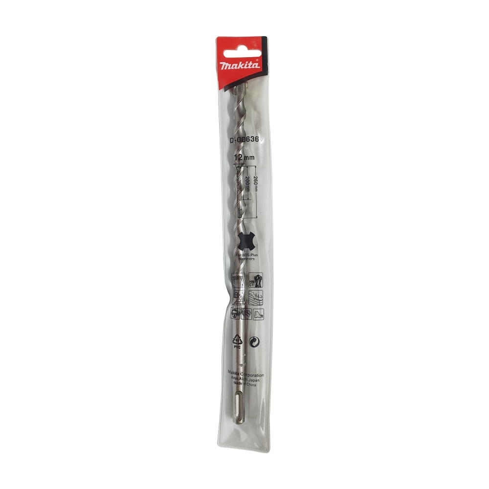 D-00636 ดอกสว่าน SDS 2Plus 12x260 mm