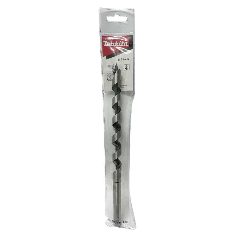 D-07375 ดอกเจาะไม้ Single Spur Auger 14x250 mm ก้านกลม