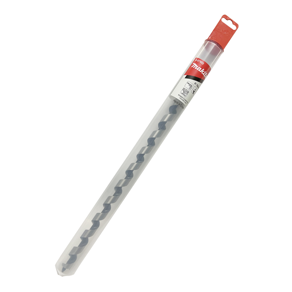 D-07602 ดอกเจาะไม้ Single Spur Auger 18x450 mm ก้านกลม