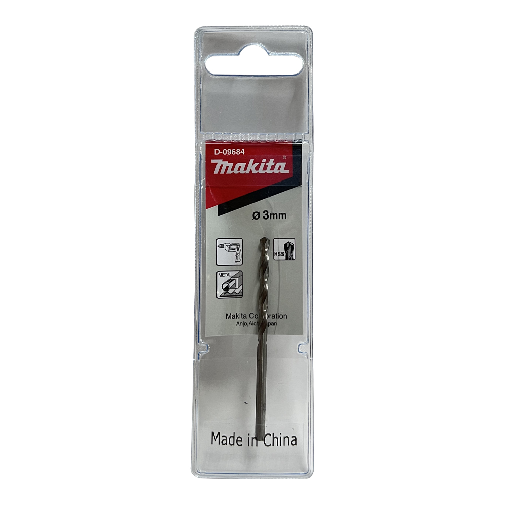 D-09684 ดอกเจาะเหล็ก HSS-G 3.0x61 mm