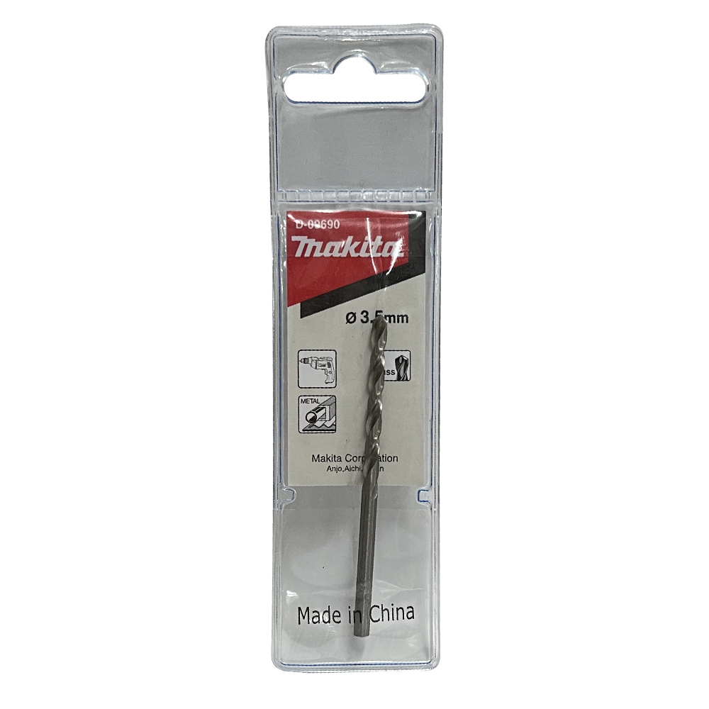 D-09690 ดอกเจาะเหล็ก HSS-G 3.5x70 mm