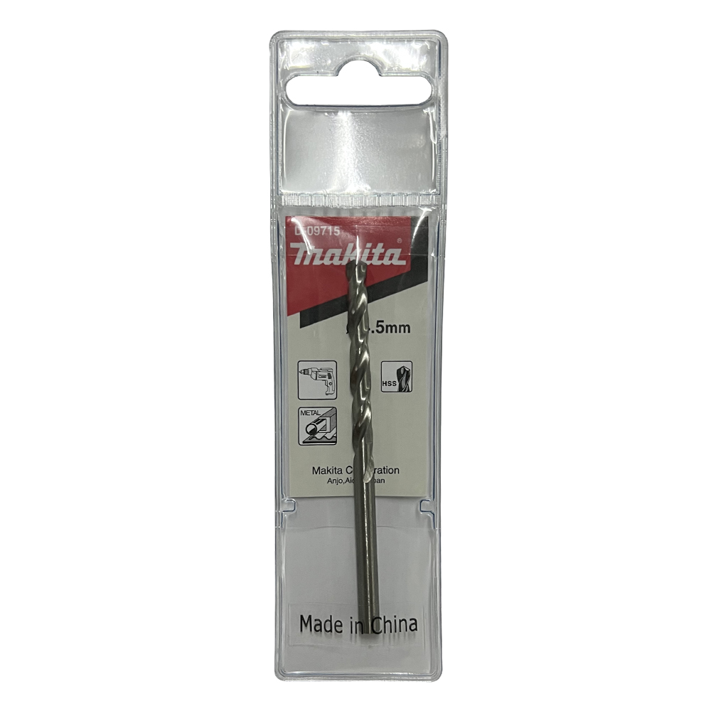 D-09715 ดอกเจาะเหล็ก HSS-G 4.5x80 mm