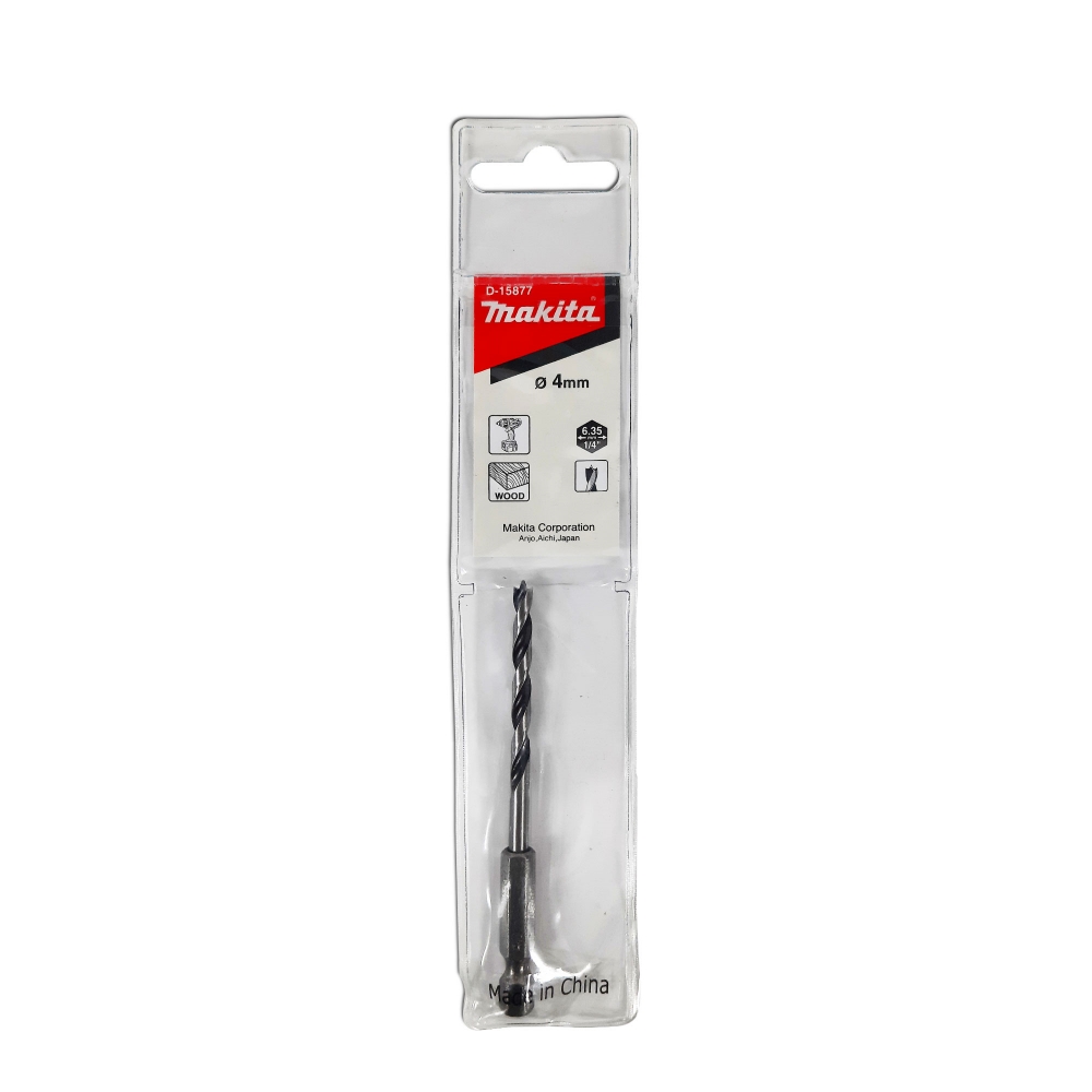 D-15877 ดอกเจาะไม้ Brad Point 4x90 mm MZ