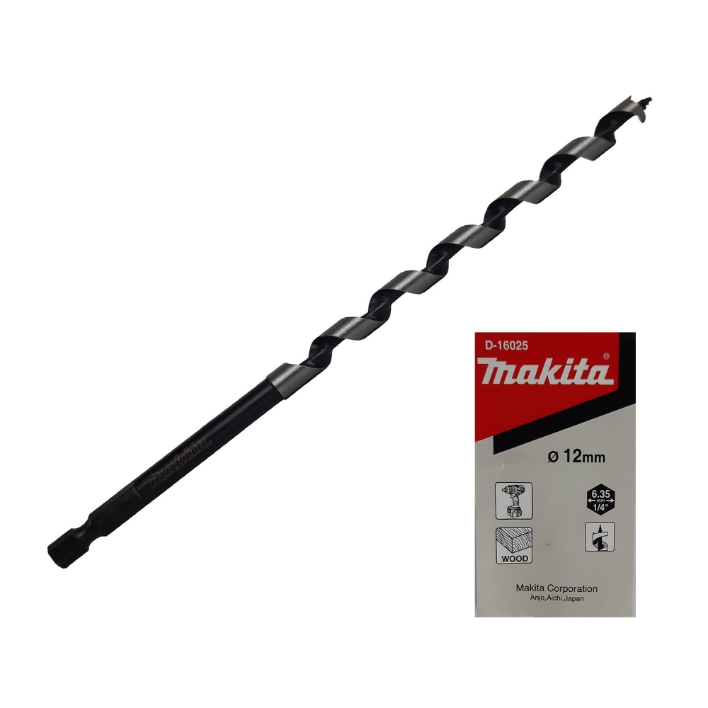 D-16025 ดอกเจาะไม้ Auger 12x200 mm MZ