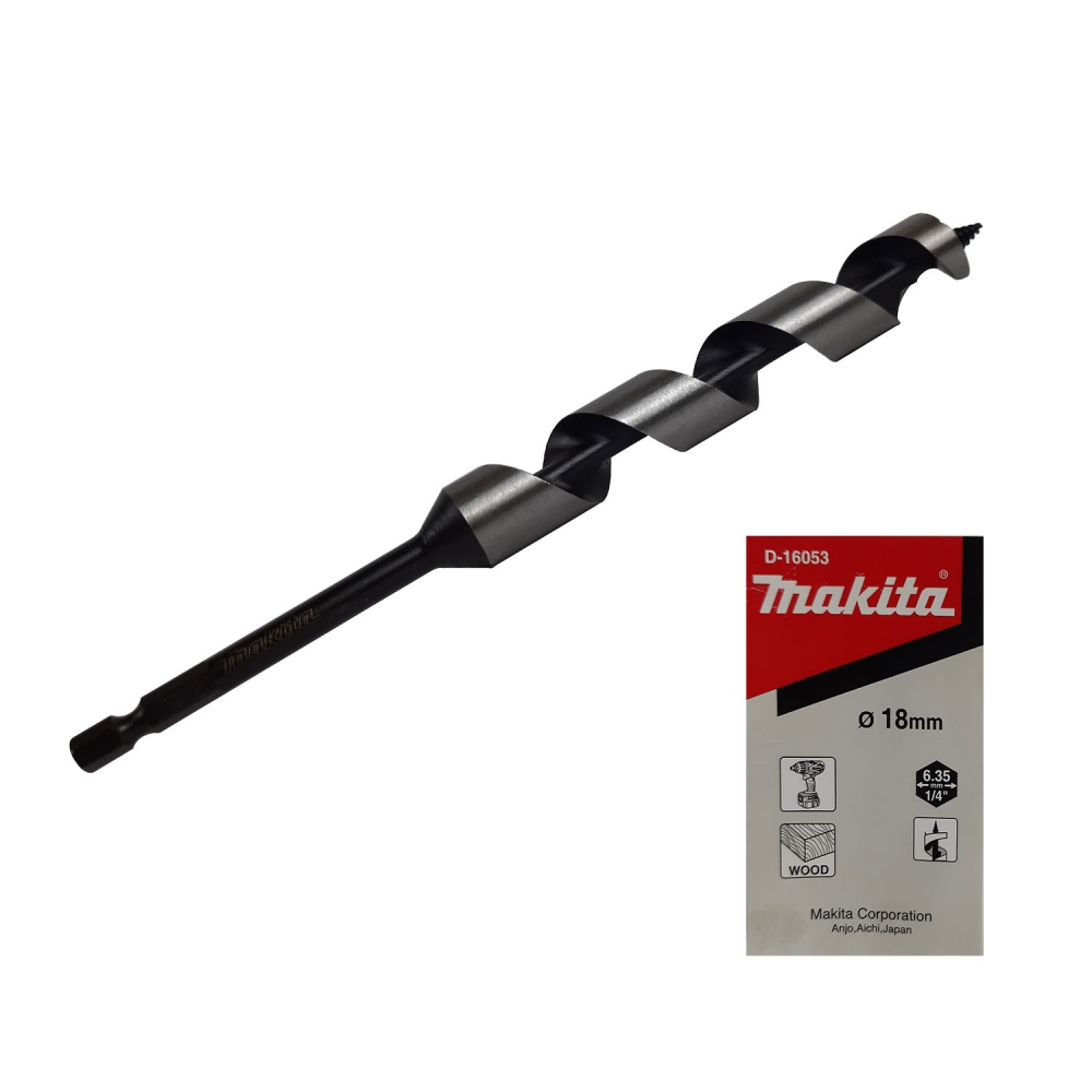 D-16053 ดอกเจาะไม้ Auger 18x200 mm MZ
