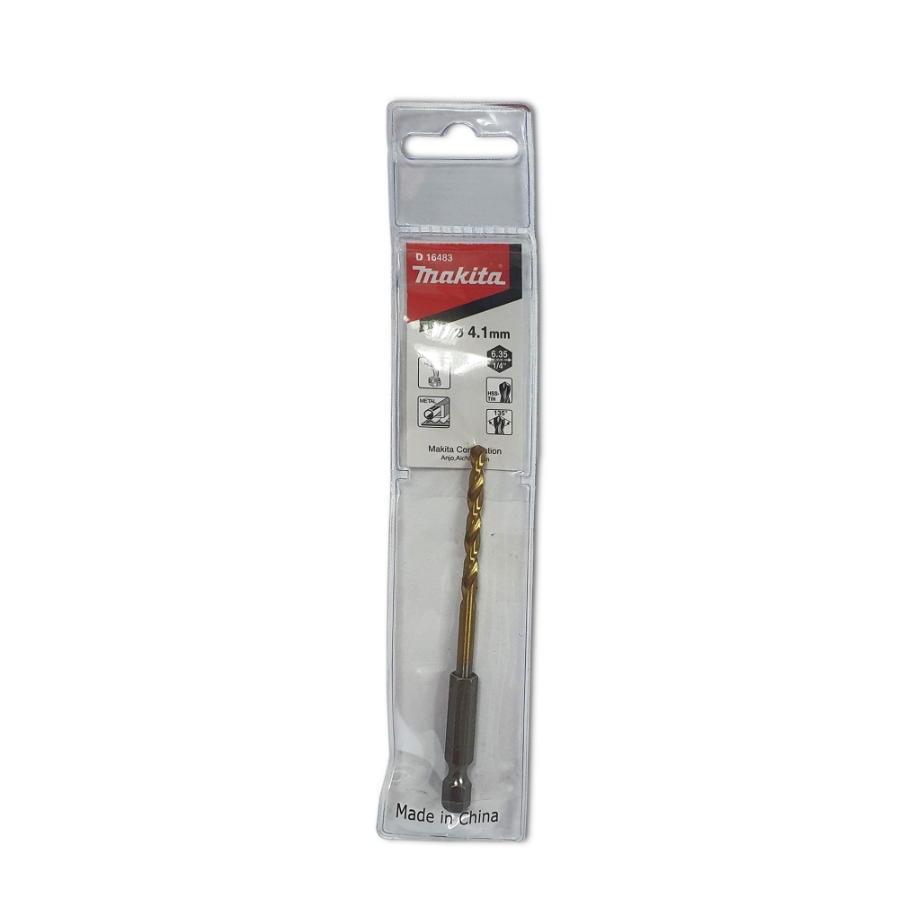 D-16483 ดอกเจาะเหล็ก HSS TiN 4.1x95mm MZ