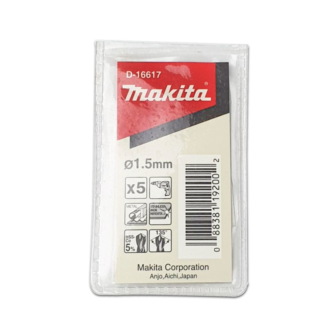 D-16617 ดอกเจาะเหล็ก HSS-Co 1.50x40mm