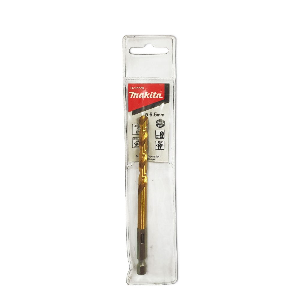 D-17778 ดอกเจาะเหล็ก HSS TiN 6.5x120mm MZ