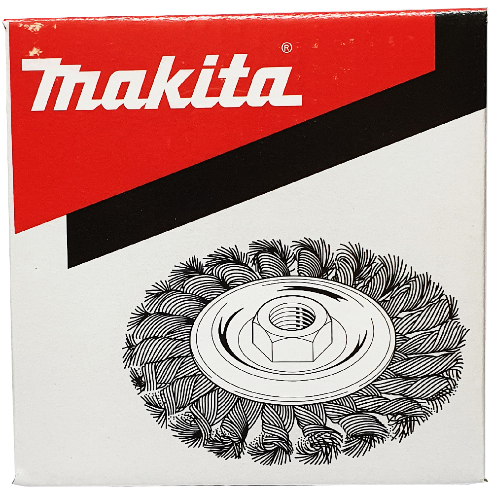 D-29555 แปรงล้อลวดถักเกลียว MAKITA 100mm M14x2