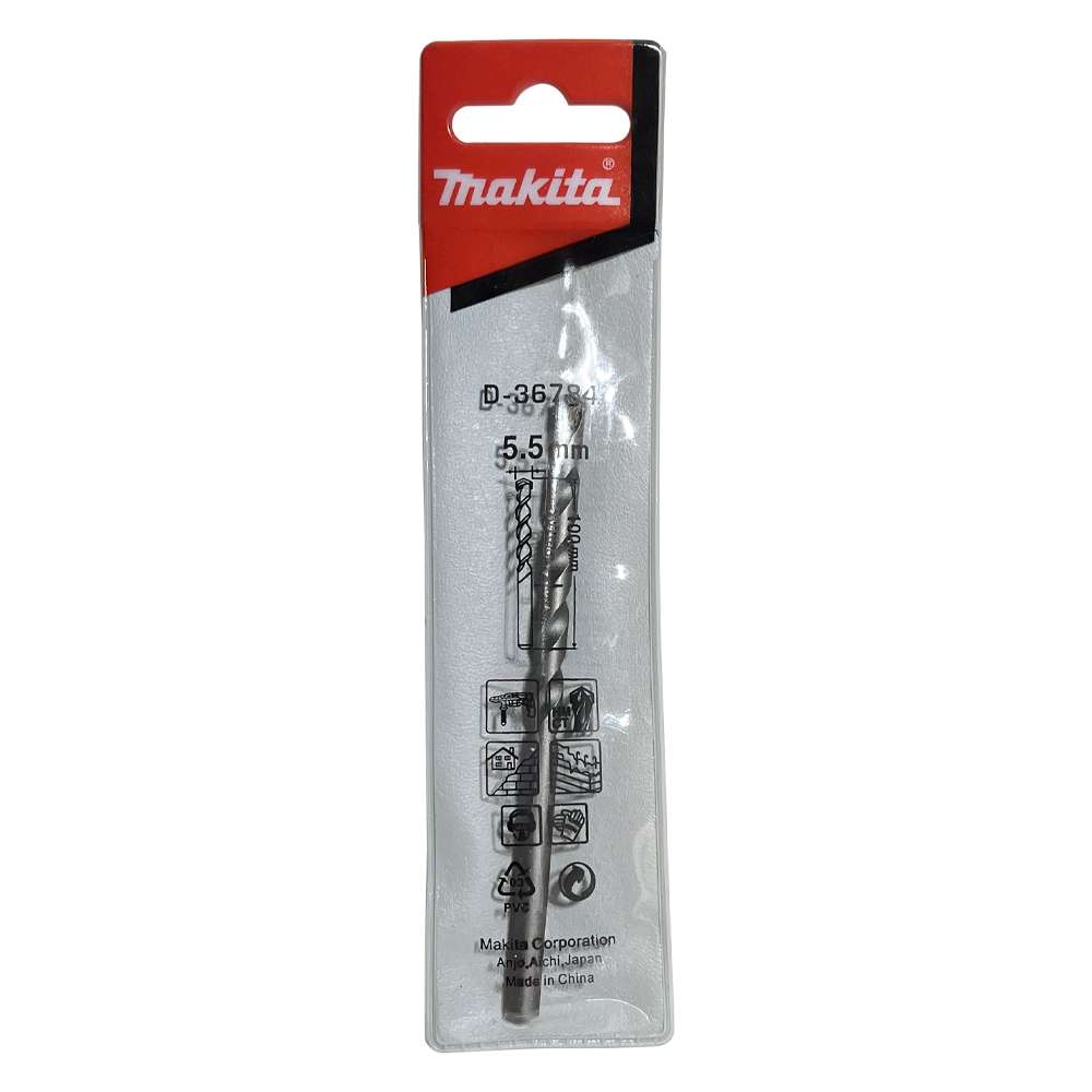 D-36784 TCT Masonry Drill Bit Straight Shank 5.5x100mm
