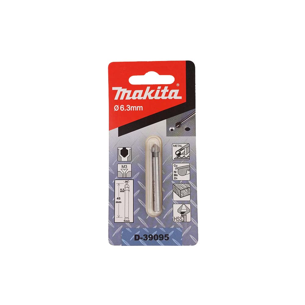 D-39095 ดอก Countersink 6.3x45mm 3 คม 90 องศา (M3)