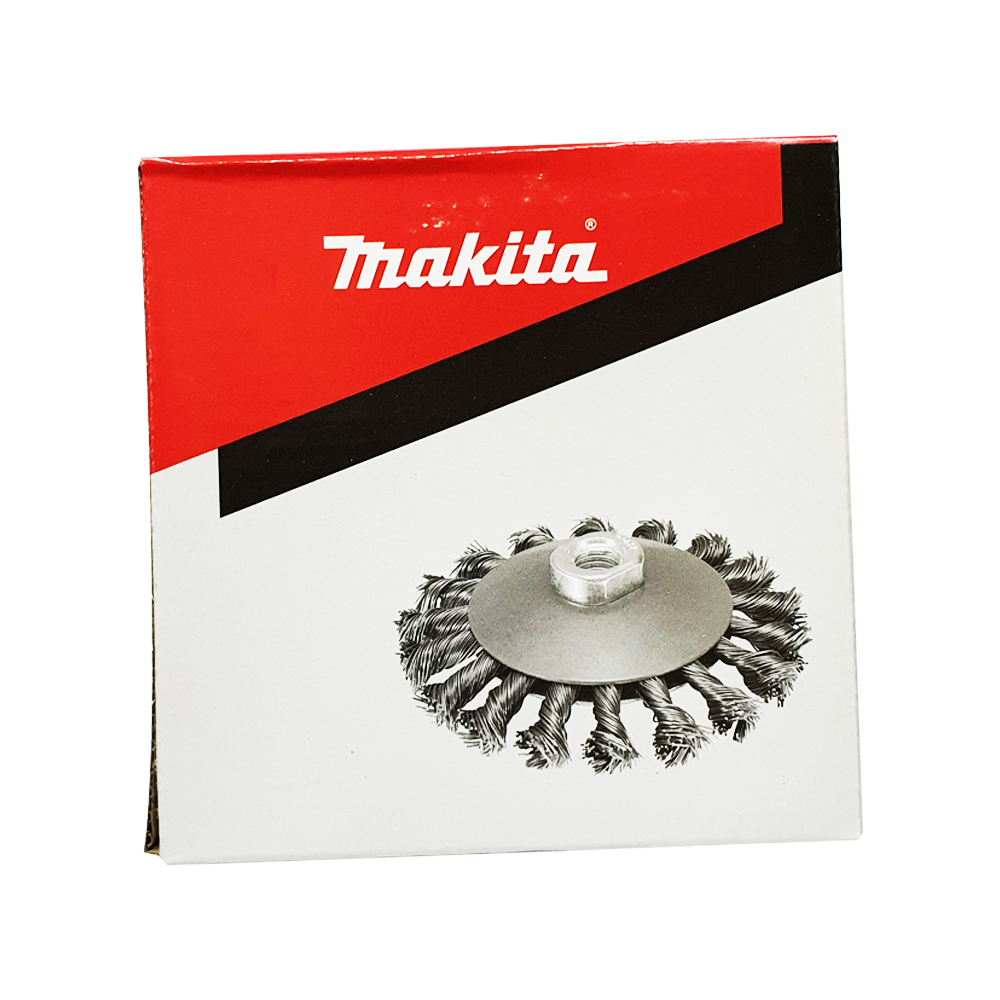 D-39883 แปรงลวดกลมถักเกลียว MAKITA 115mm M14x2