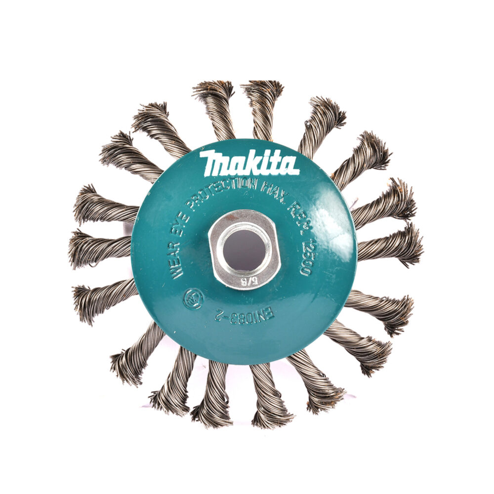 D-39899 แปรงลวดกลมถักเกลียว MAKITA 4-1/2"x5/8"-11UNC