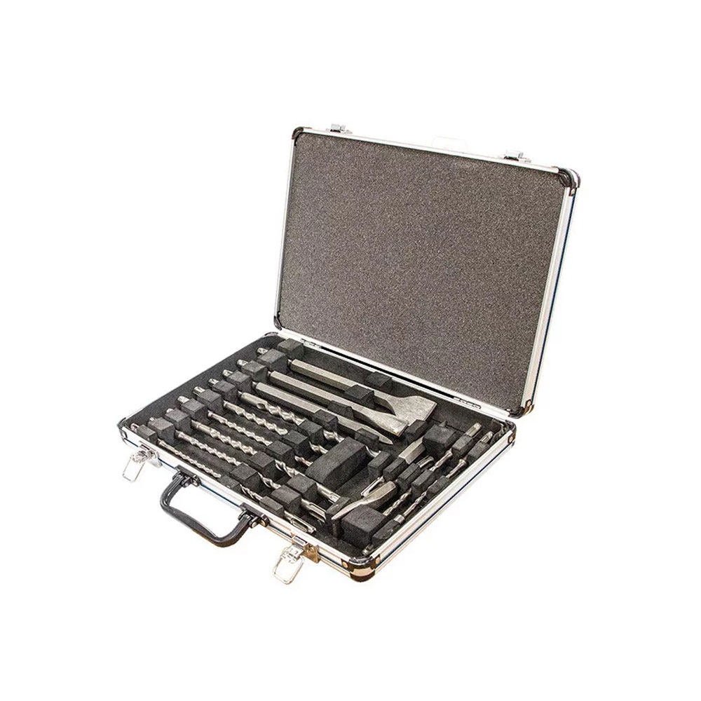 D-42139 ชุดดอกสว่าน SDS 2Plus 17 ดอกกล่องอลูมิเนียม MAKITA น้ำเงิน