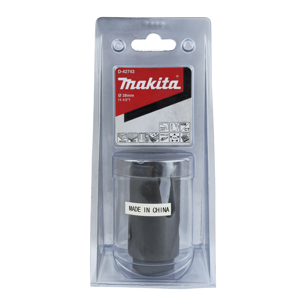 D-42743 โฮลซอเจาะเอนกประสงค์ MAKITA TCT 38x60mm