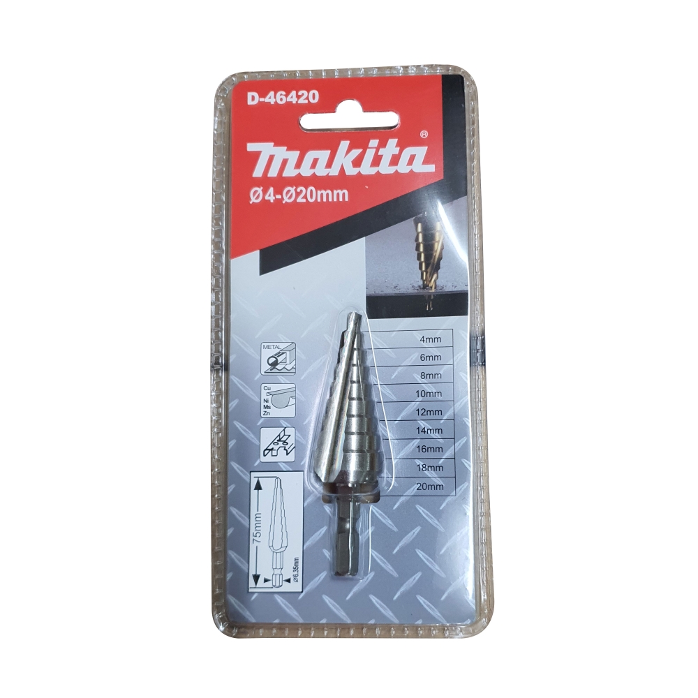 D-46420 ดอก Step Straight Flute 4-20x75mm NZ