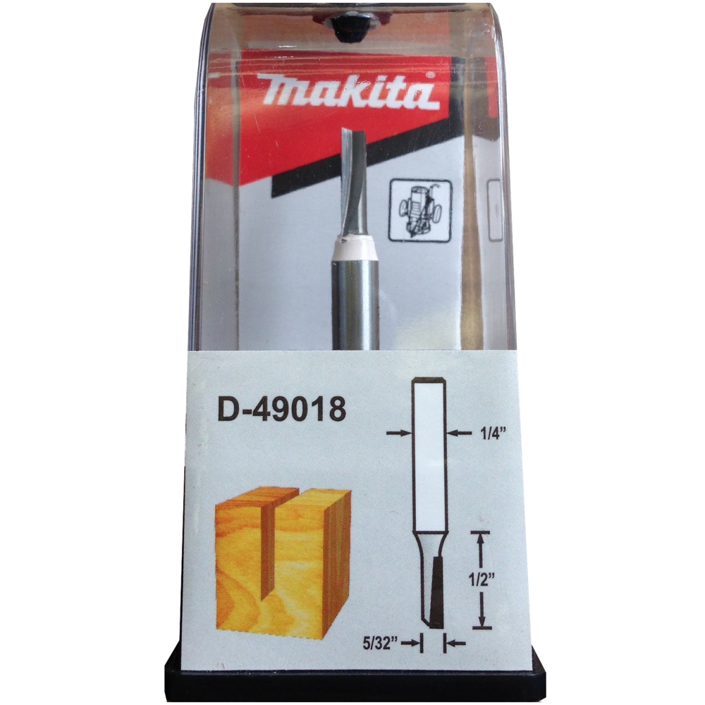 D-49018 ดอกเร้าเตอร์ Straight Bit 1 Flute ขนาด1/4นิ้ว 5/32x2x1/2นิ้ว
