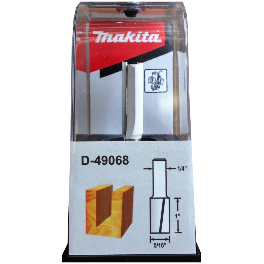 D-49068 ดอกเร้าเตอร์ Straight Bit 2 Flute ขนาด1/4นิ้ว 5/16x2-1/4x1นิ้ว