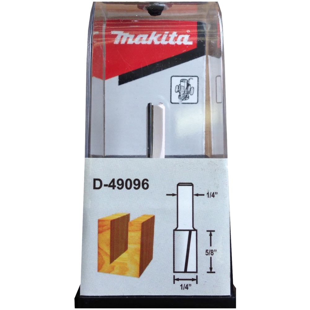 D-49096 ดอกเร้าเตอร์ Straight Bit 2 Flute ขนาด1/4นิ้ว 1/4นิ้วx1-7/8x5/8นิ้ว