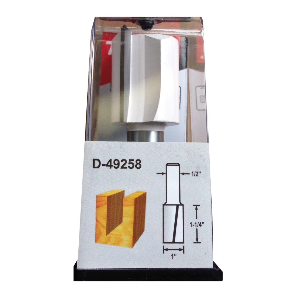 D-49258 ดอกเร้าเตอร์ Straight Bit 2 Flute ขนาด1/2นิ้ว 1x2-7/8x1-1/4นิ้ว