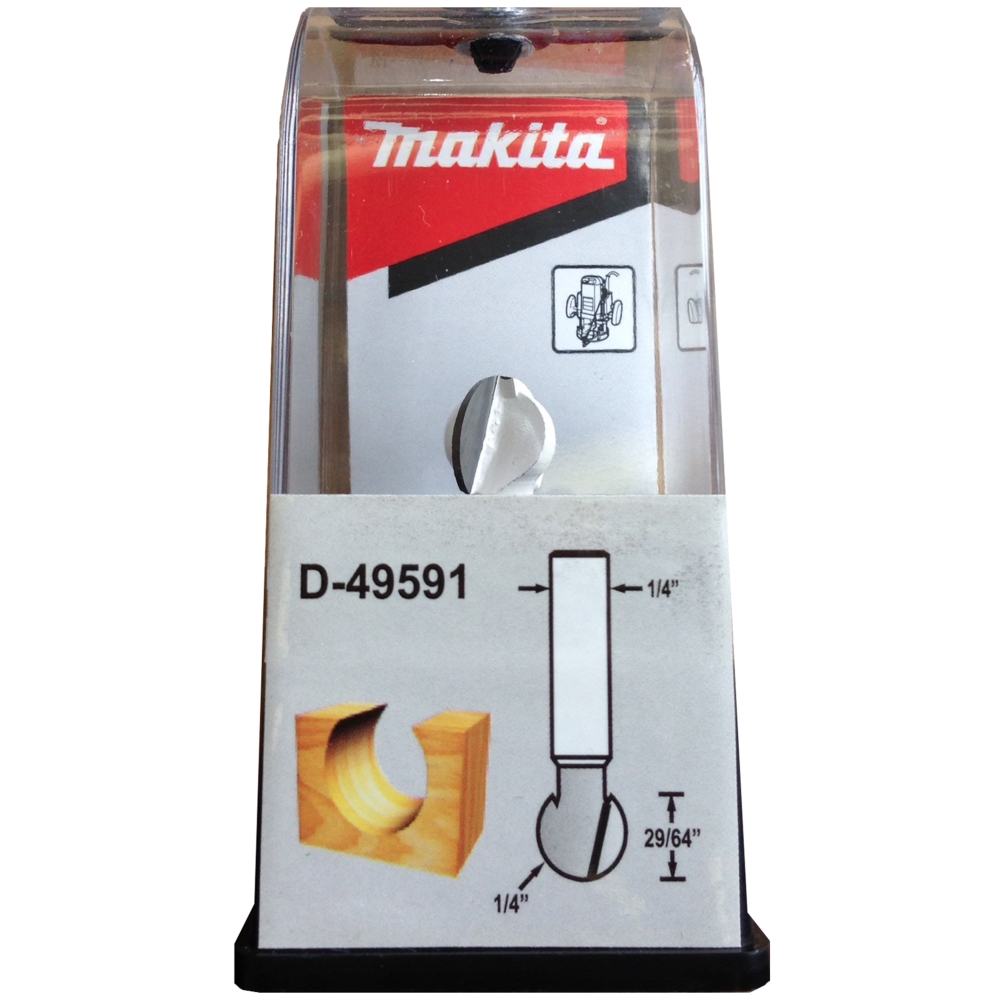 D-49591 ดอกเร้าเตอร์ Ball Groove Bit ขนาด 1/4นิ้ว 1/2x1-3/4x29/64x1/4นิ้ว