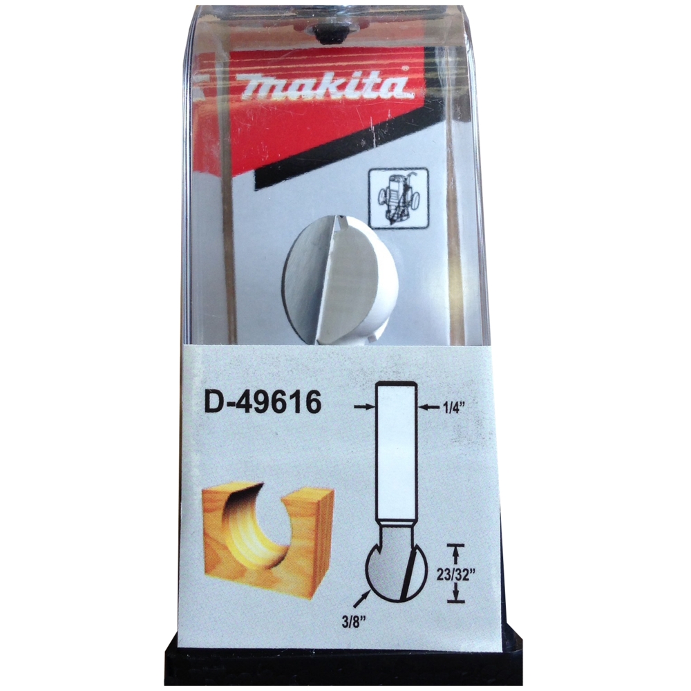 D-49616 ดอกเร้าเตอร์ Ball Groove Bit ขนาด 1/4นิ้ว 3/4x2x23/32x3/8นิ้ว