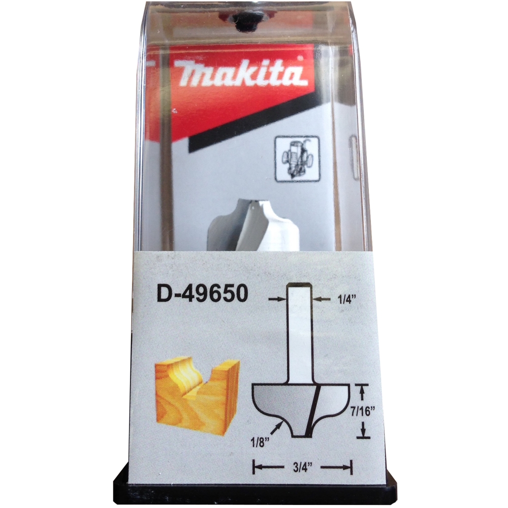 D-49650 ดอกเร้าเตอร์ Ogee Bit ขนาด 1/4นิ้ว 3/4x1-11/16x7/16x1/8นิ้ว