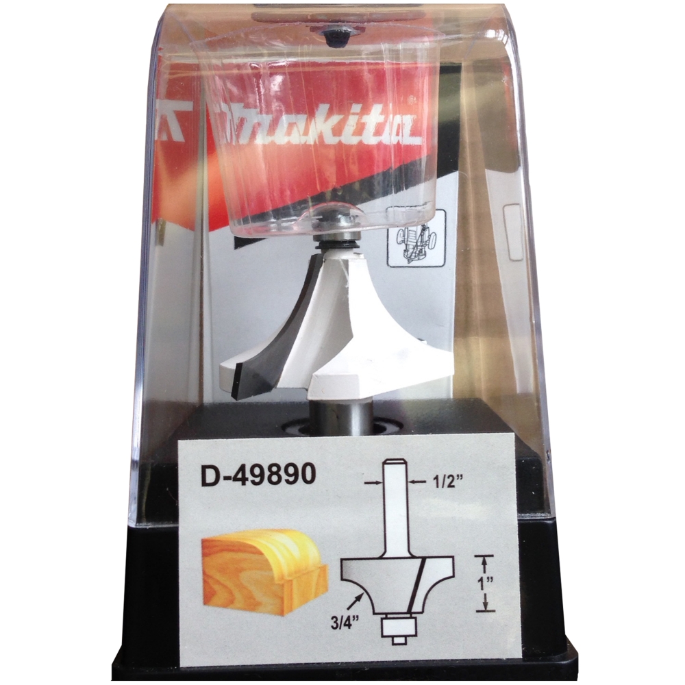 D-49890 ดอกเร้าเตอร์ Beading Bit-with Bearing ขนาด 1/2นิ้ว 2x2-61/64x1x3/4นิ้ว