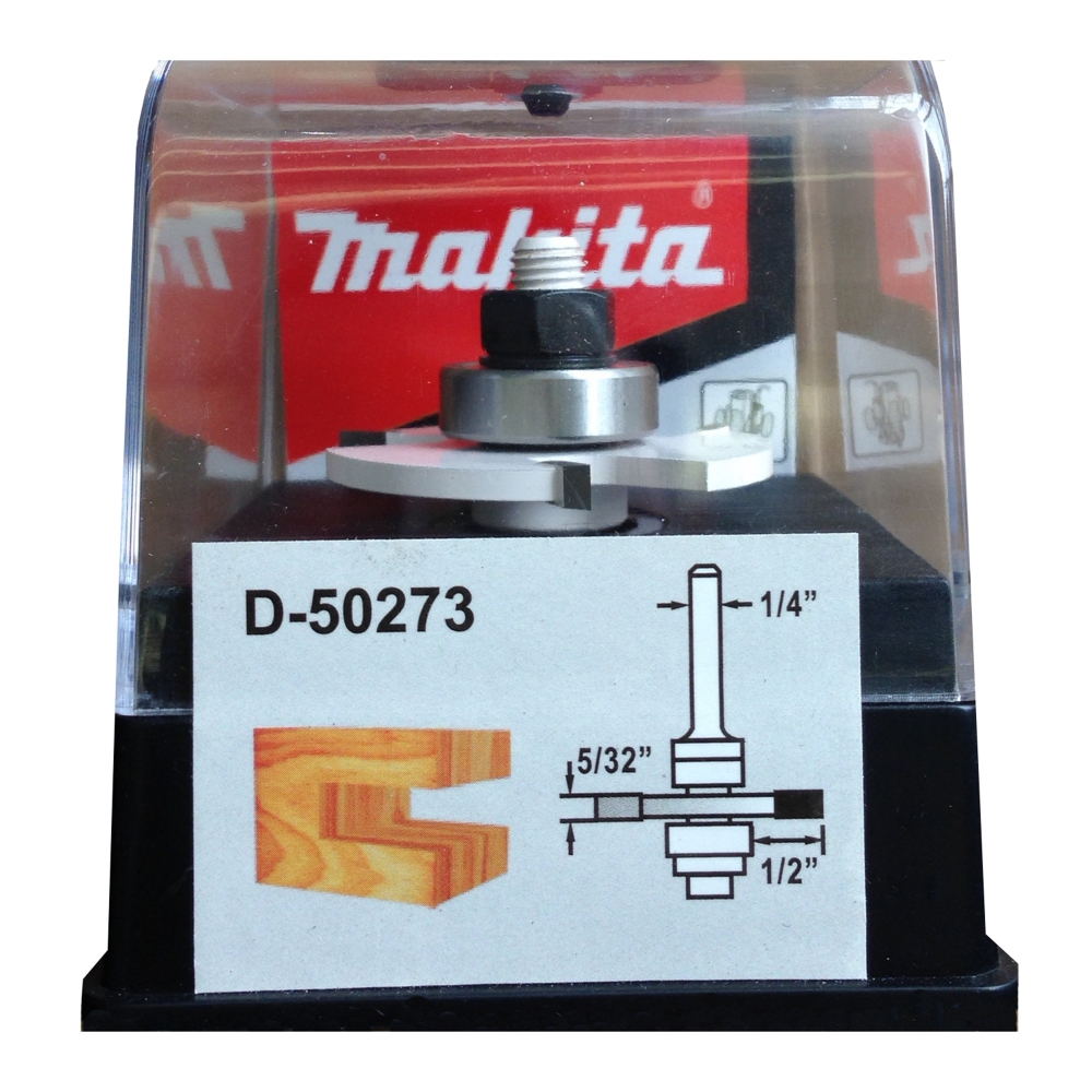 D-50273 ดอกเร้าเตอร์ Slotting Cutter-3 Wing Slot Cutter ขนาด 1/4นิ้วx1-7/8นิ้ว L2-5/32นิ้ว