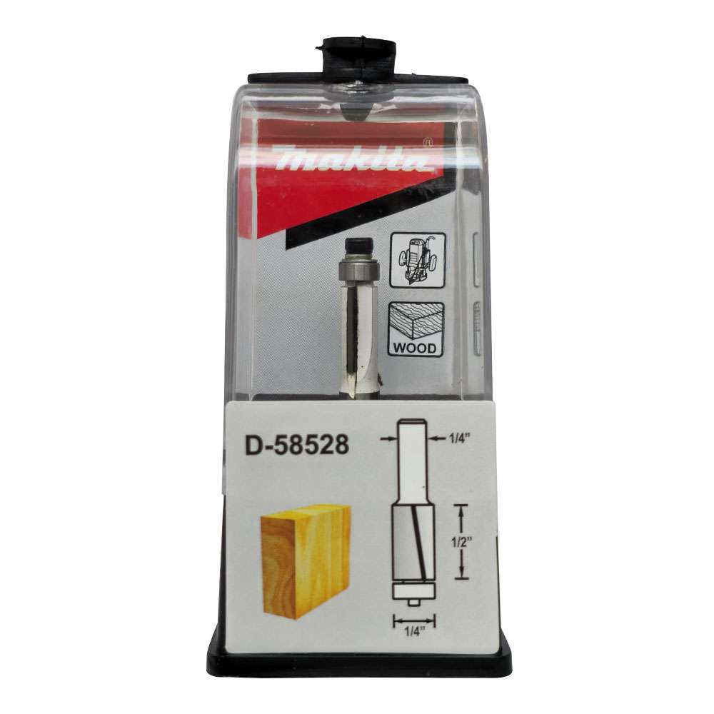 D-58528 ดอกเร้าเตอร์ Flush Trim Bit 2 Flute ขนาด 1/4นิ้ว 1/4x2-1/8x1/2นิ้ว
