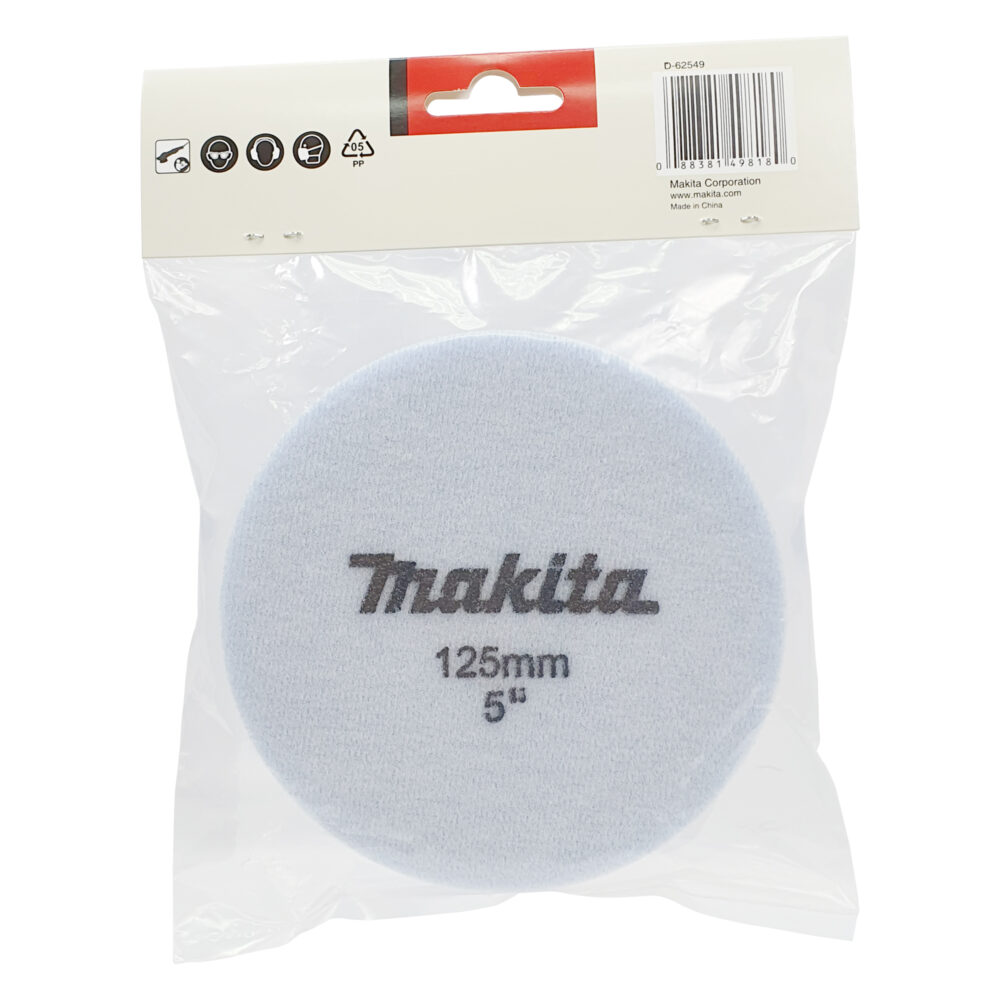 D-62549 Sponge Pad 125mm Middle (Middle) Flat