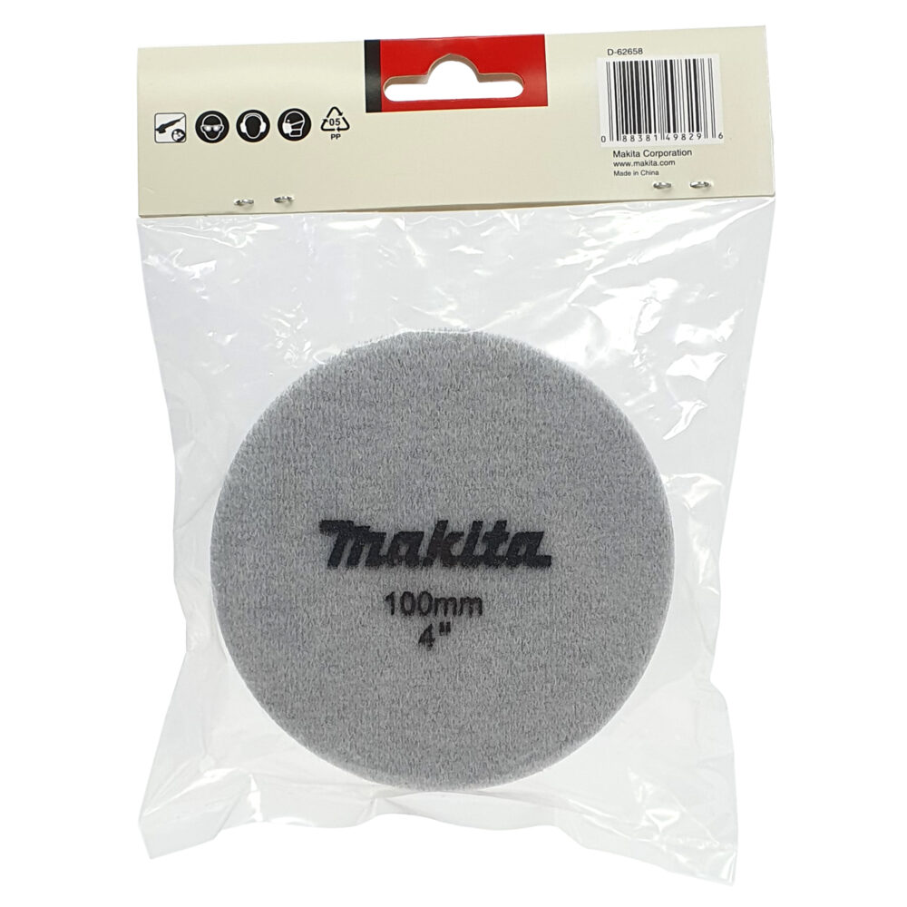 D-62658 Sponge Pad 100mm Black (Fine) Wave