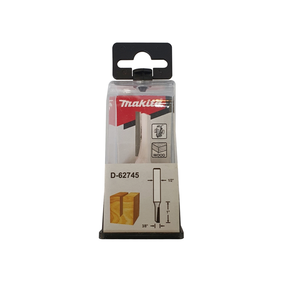 D-62745 ดอกเร้าเตอร์ Straight Bit 1 Flute ขนาด1/2นิ้ว 3/8x2-1/2x1นิ้ว