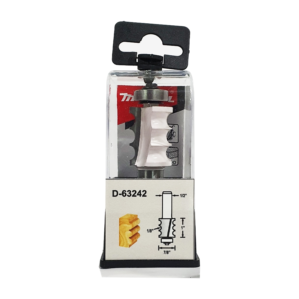 D-63242 ดอกเร้าเตอร์ Triple Bead Bit ขนาด 1/2นิ้ว 7/8x2.61/64x1x1/8นิ้ว