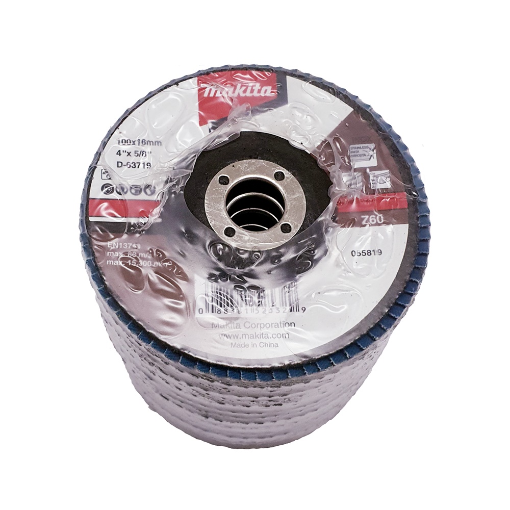 D-63719 4"xZ60 กระดาษทรายซ้อนเฉียง Fiber Glass