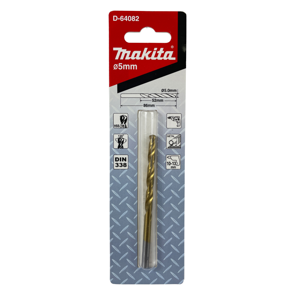 D-64082 HSS-TiN MD Bit 5.0X86(52) Economy