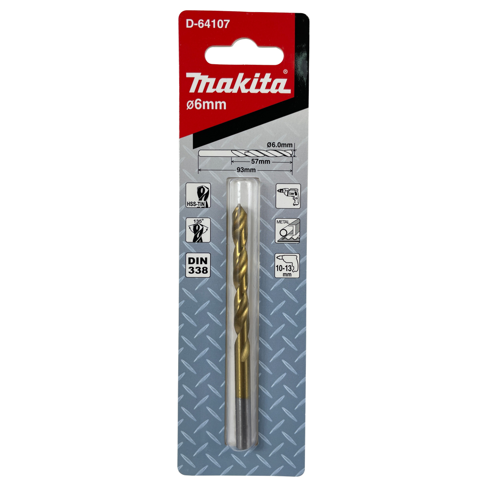 D-64107 HSS-TiN MD Bit 6.0X93(57) Economy