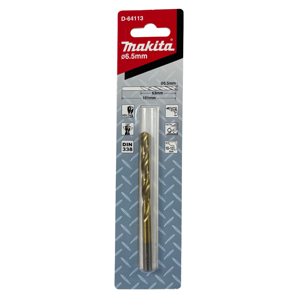 D-64113 HSS-TiN MD Bit 6.5X101(63) Economy